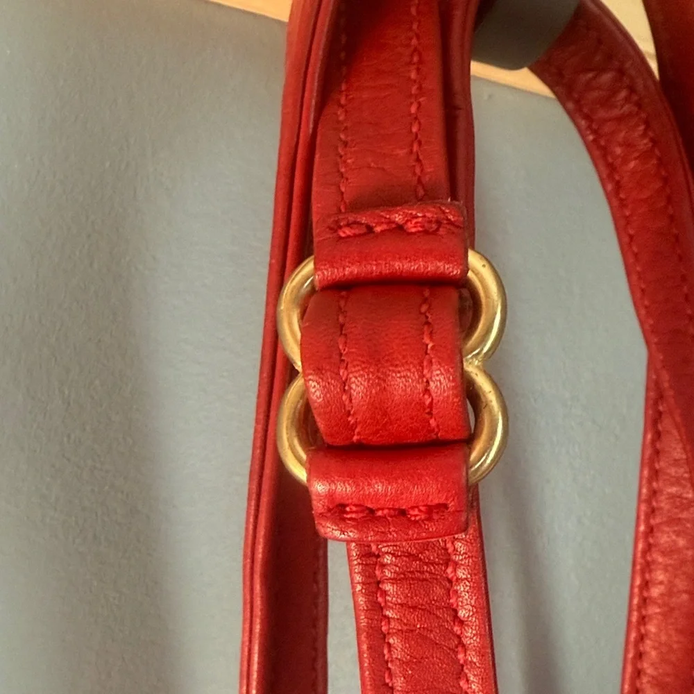 Coach Sonoma Red Leather Crossbody / Convertible  Bag - Picture 8 of 8